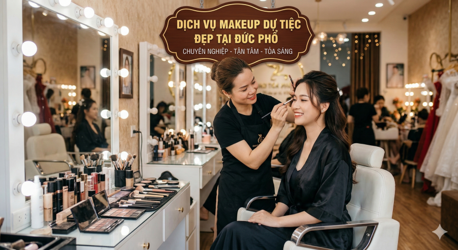 Dịch Vụ Makeup Dự Tiệc Đẹp Tại Đức Phổ: Tỏa Sáng Trong Mọi Khung Hình