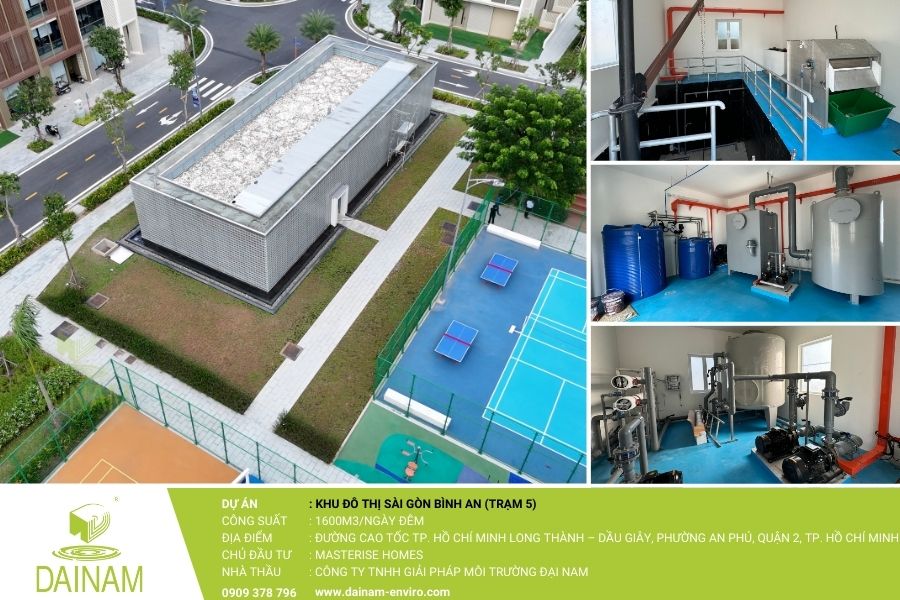 Hệ Thống Xử Lý Nước Thải The Global City Thủ Đức - Sài Gòn