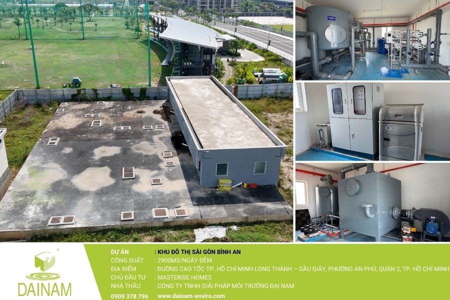 Hệ Thống Xử Lý Nước Thải The Global City Thủ Đức - Sài Gòn Bình An Công Suất 2900m3