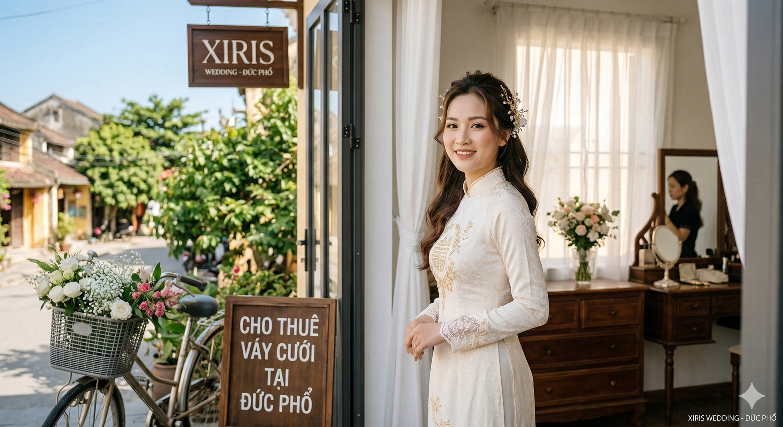 Cho thuê váy cưới tại đức phổ